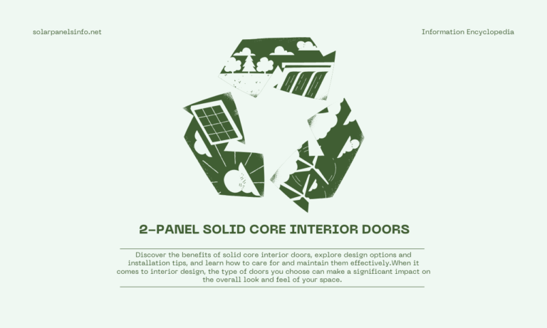 2-panel solid core interior doors