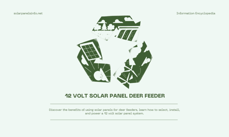 12 volt solar panel deer feeder